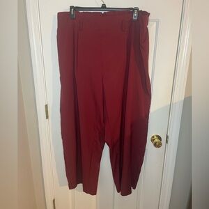 Burgundy slacks